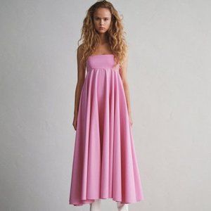 ZARA Pink Poplin Dress